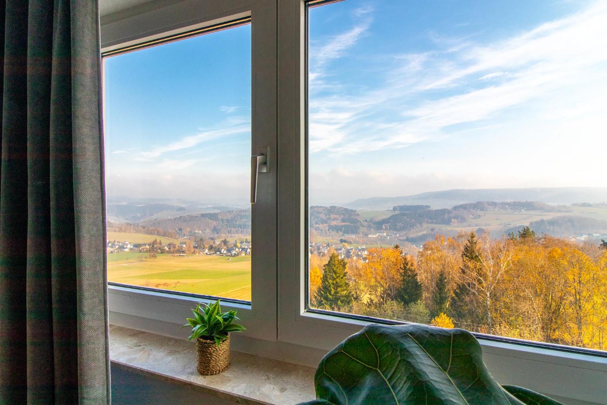 Panorama Apartment I Aufzug I Stellplatz I Natur 施瓦岑贝格 外观 照片